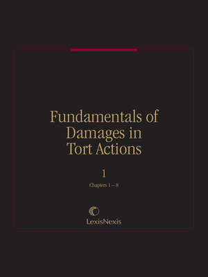 cover image of Fundamentals of Damages in Tort Actions